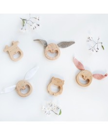 Organic Wooden Deer Teether 