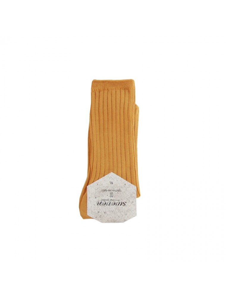 Sweven Mustard High Socks