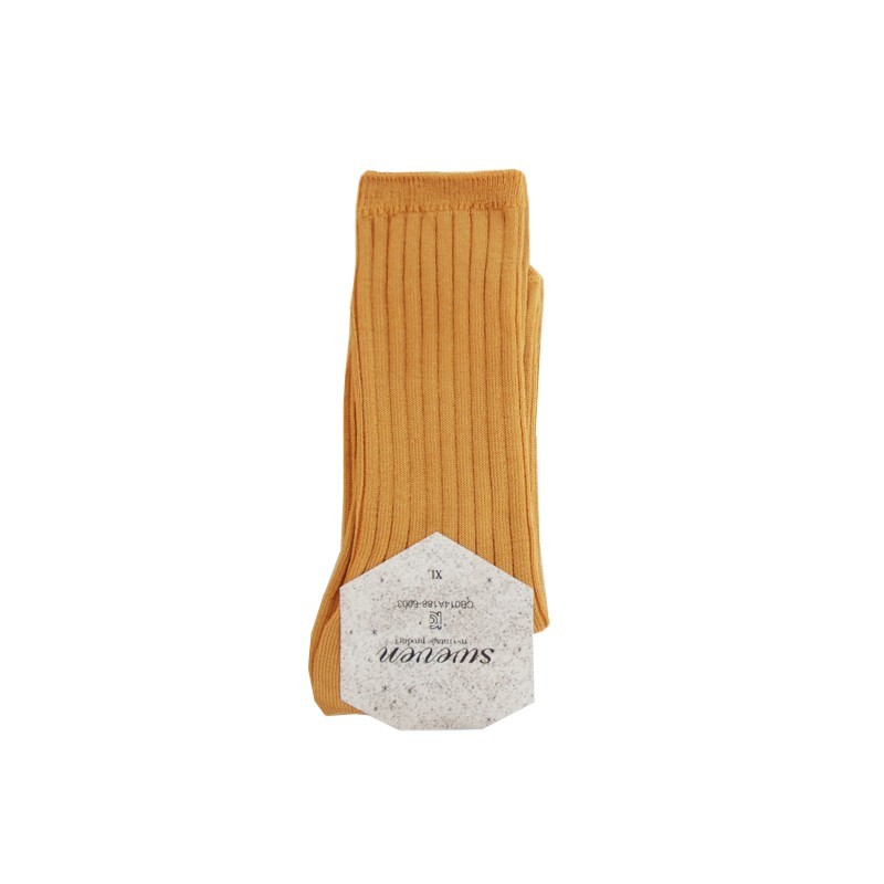 Sweven Mustard High Socks