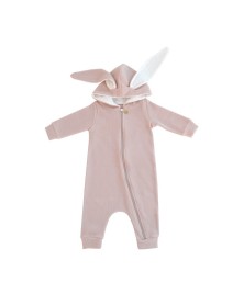 Lala Soft Pink Bunny Jumpsuit