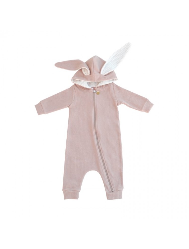 Lala Soft Pink Bunny Jumpsuit