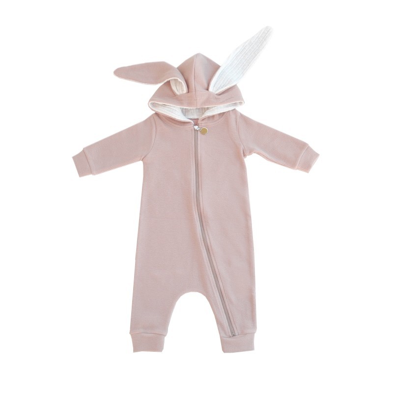 Lala Soft Pink Bunny Jumpsuit