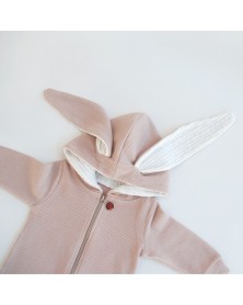 Lala Soft Pink Bunny Jumpsuit