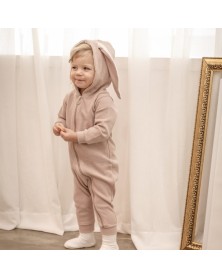Lala Soft Pink Bunny Jumpsuit