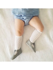 Mini Dressing White Openwork Socks