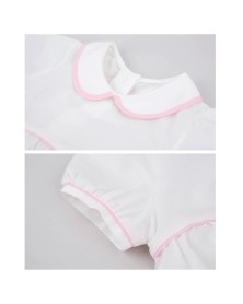 HP Baby Girl White Romper 