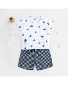 Printed Boat T-shirt