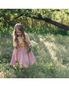 Milou & Pilou Denim Pink Skirt