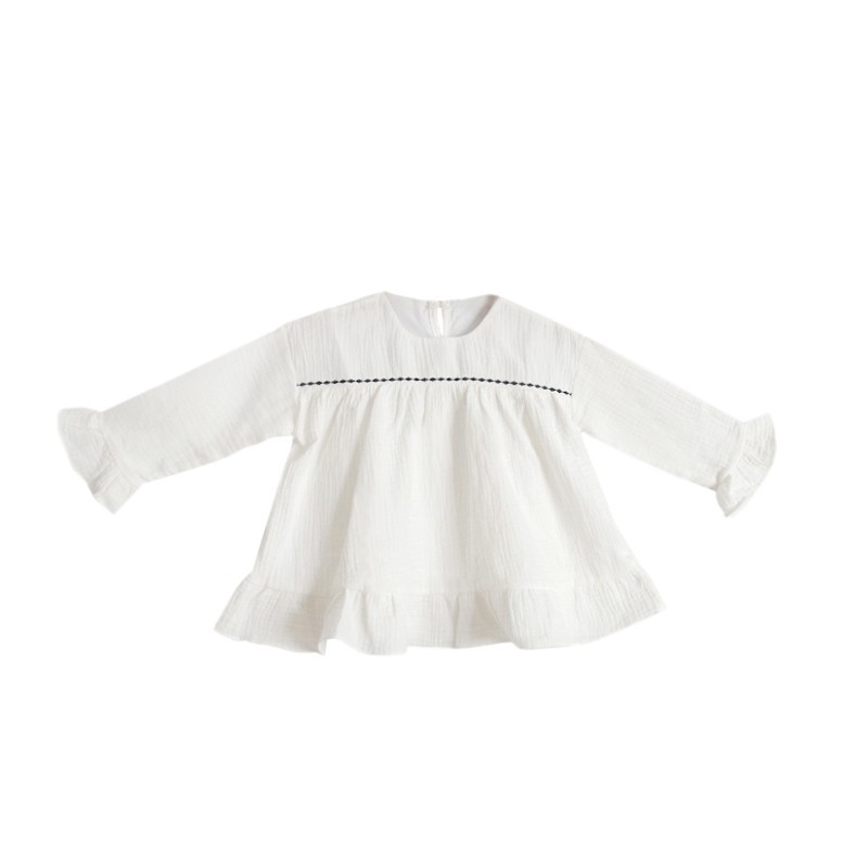 Miki Embroidered Blouse - White