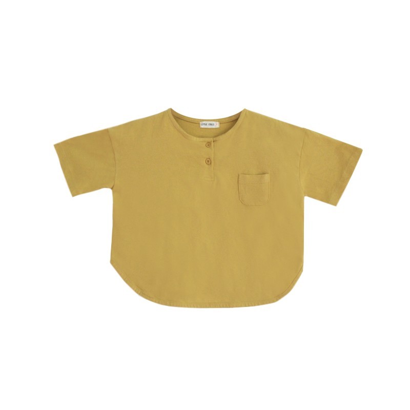 Short Sleeves T-shirt - Mustard