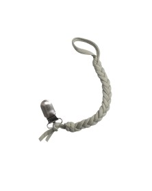 Braided Pacifier Clip - Sage Cotton