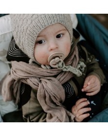 Braided Pacifier Clip - Sage Cotton