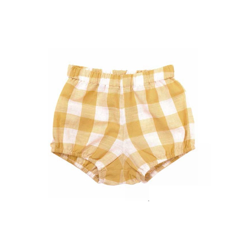 LCC Poppy Bloomers – Custard Gingham