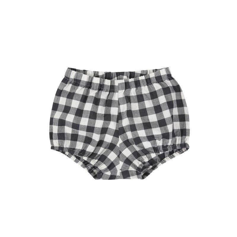 LCC Poppy Bloomers  – Charcoal Gingham