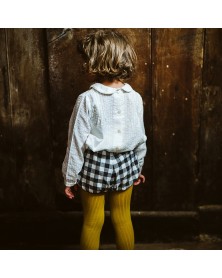 LCC Poppy Bloomers  – Charcoal Gingham