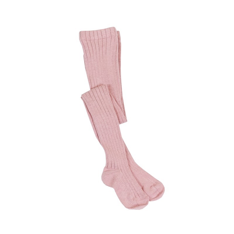 Play Up Ribbed Tights - Rose Quartz