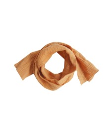 Kids Cotton Gauze Scarf - Tangerine