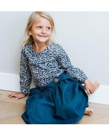 Milou & Pilou Liberty Shirt Ffion - Blue