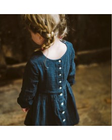 LCC Maud Dress - Slate Muslin