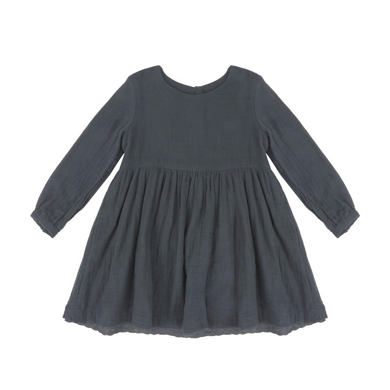 LCC Maud Dress - Slate Muslin