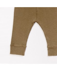 Play Up Baby Flame Rib Legging - Olive