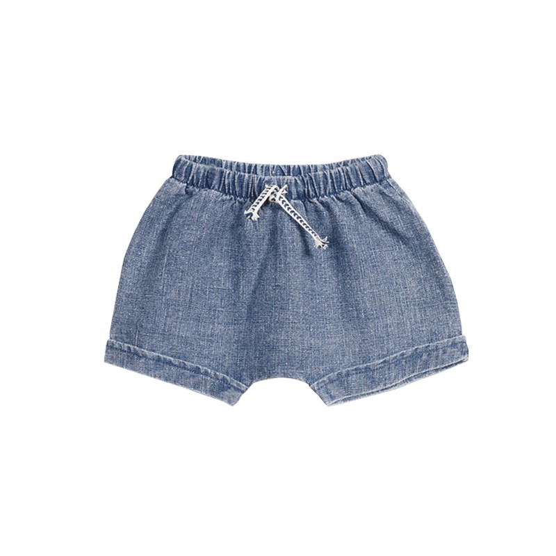 Play Up Linen Shorts - Blue