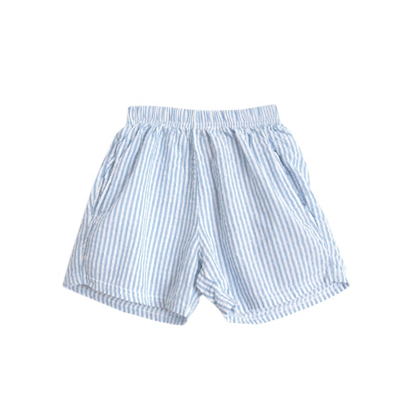 seersucker boys shorts kids fashion children store french style