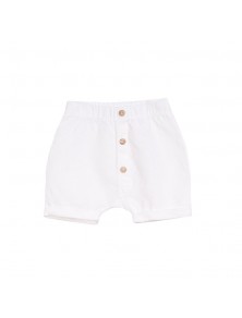 Play Up Linen Shorts - White