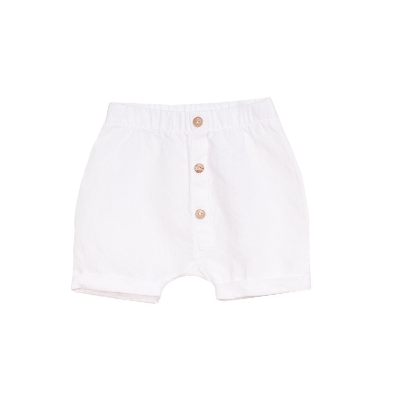 Play Up Linen Shorts - White