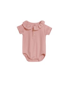 Play Up Ruffle Bodysuit - Vintage Pink