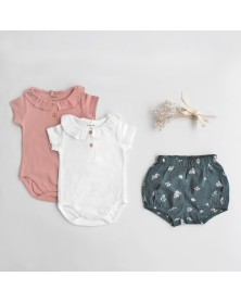 Play Up Ruffle Bodysuit - Vintage Pink
