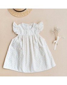 Amber Floral Dress - Ivory