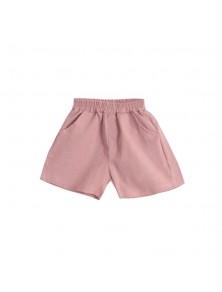 Linen Shorts - Pink 