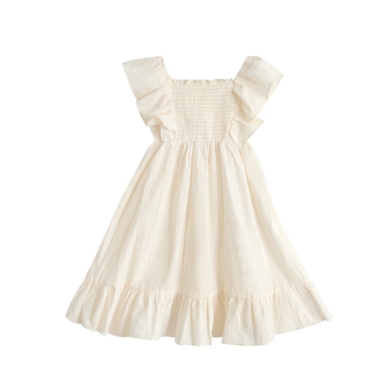 Juliette Ruffle Dress - Ivory