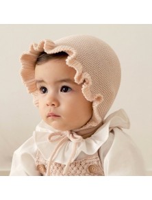 HP Baby Ruffle Bonnet - Vintage Pink 