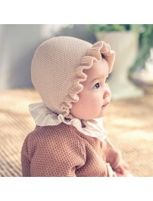 HP Baby Ruffle Bonnet - Vintage Pink 