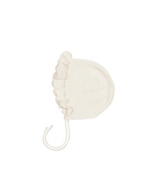 HP Baby Ruffle Bonnet - Ivory