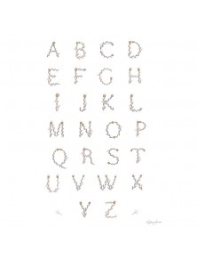Les Yeux Fripons - Bucolic Alphabet Poster