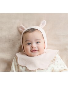 Baby Knitted Dear Bonnet - Ballet Pink 
