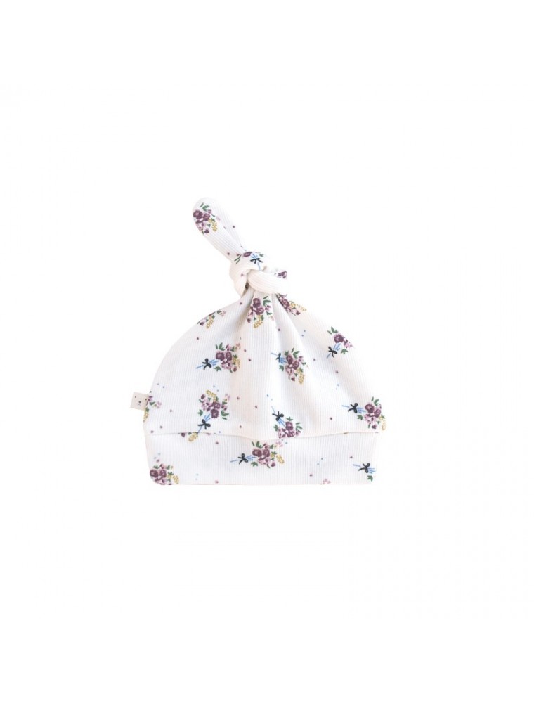 Knotted Baby Bonnet - Floral