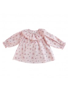 Charlotte Baby Floral Blouse - Pink