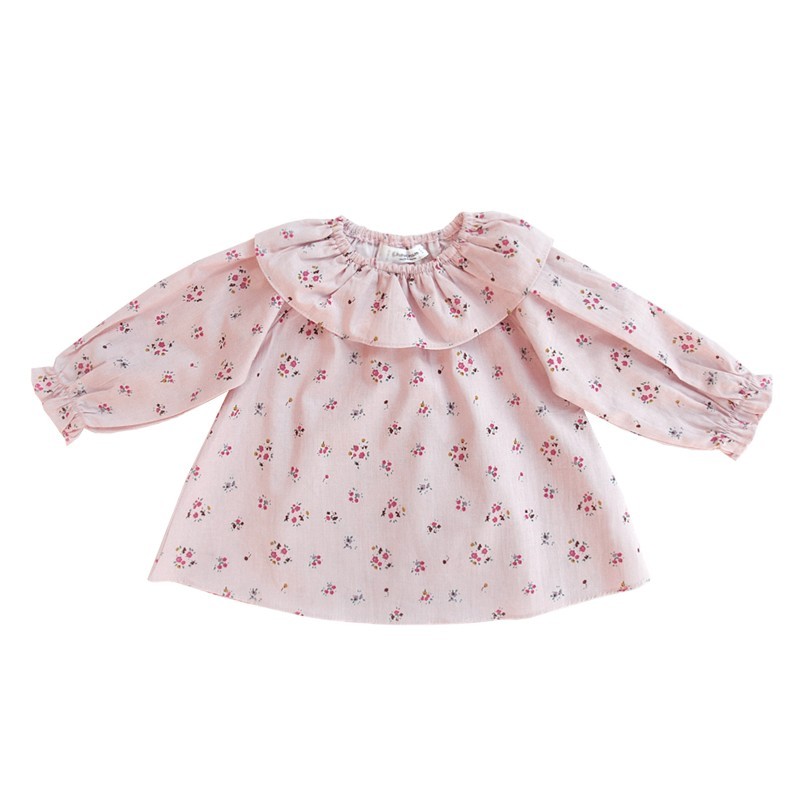 Charlotte Baby Floral Blouse - Pink