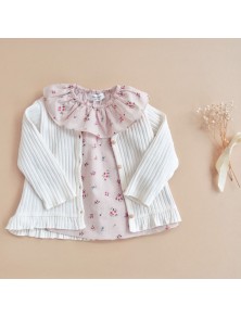 Charlotte Baby Floral Blouse - Pink
