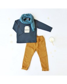 Salt. Mustard Skinny Chino 