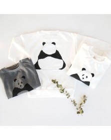 Benir Panda White Sweatshirt