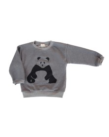 Benir Panda Charcoal Sweatshirt