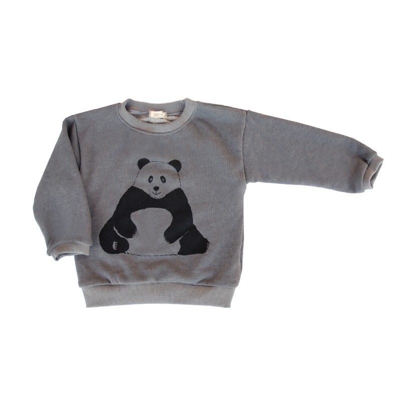 Benir Panda Charcoal Sweatshirt