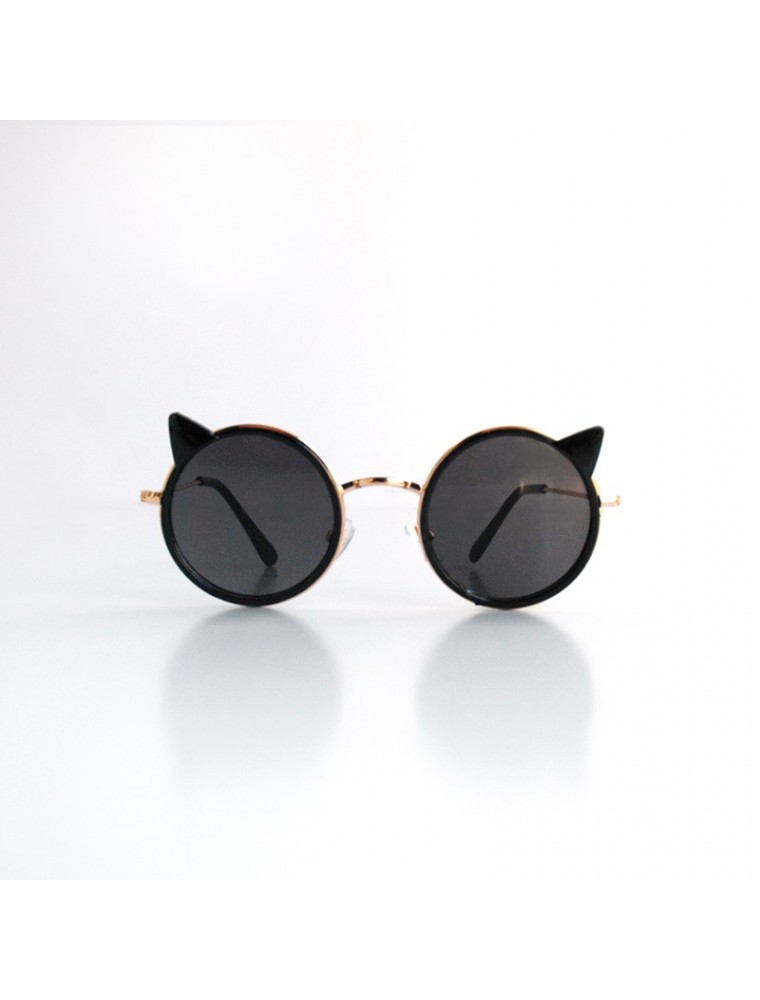 Cat's Eyes Sunglasses - Black 