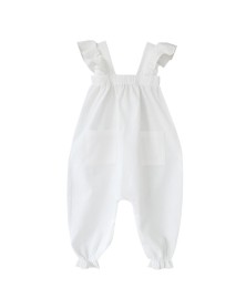 Rosie Jacquard Jumpsuit - White