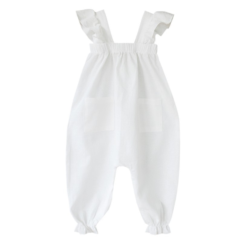 Rosie Jacquard Jumpsuit - White